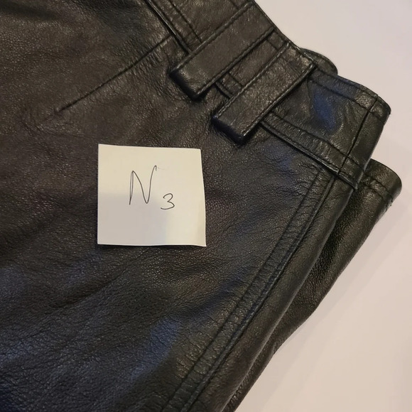 INC International concepts leather skirt  women's size 10 black (N3) - Picture 8 of 8